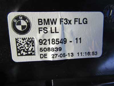 BMW Dash Vent w/ Cover Finisher Trim Panel Satin Silver, Left 64229218549 F30 320i 328i 330i 335i 340i F32 4 Series6
